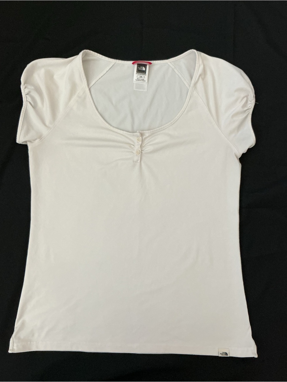 The North Face VaporWick White Active Top Women's Large Short Sleeve Hiking